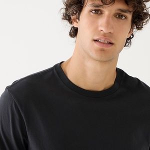 Lot of 5 J. Crew Broken-In Short Sleeve T- Shirts - Black - Large